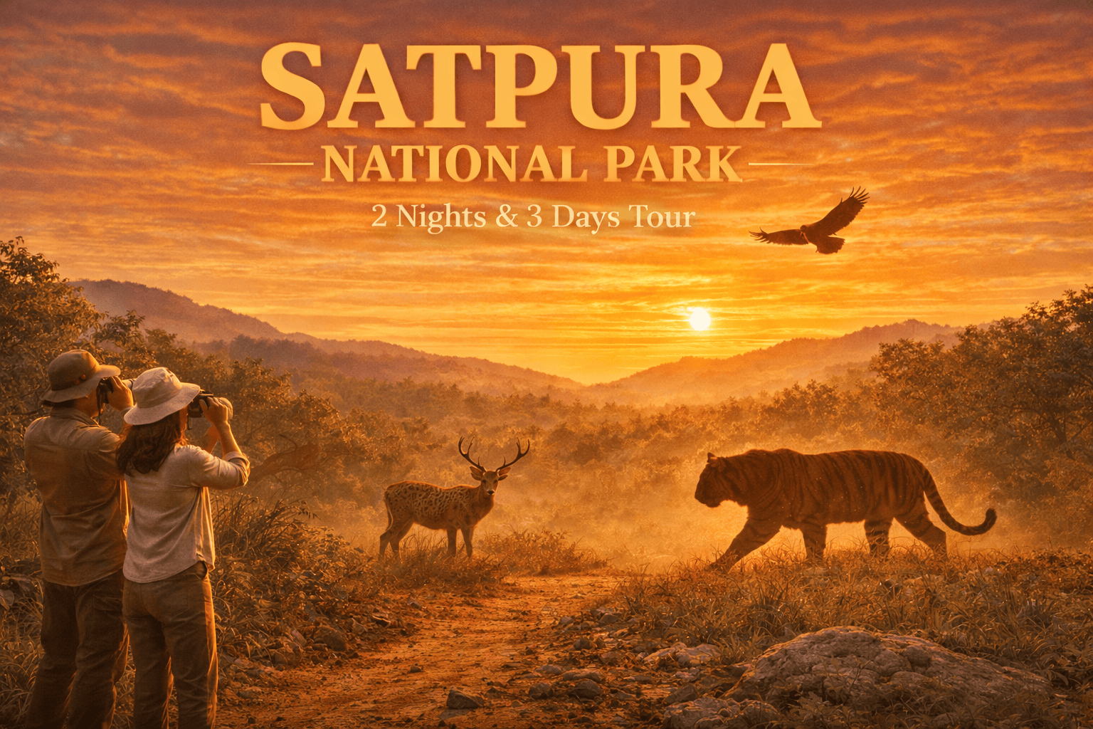  2 Nights and 3 Days Tour Package Of Satpura National Park  