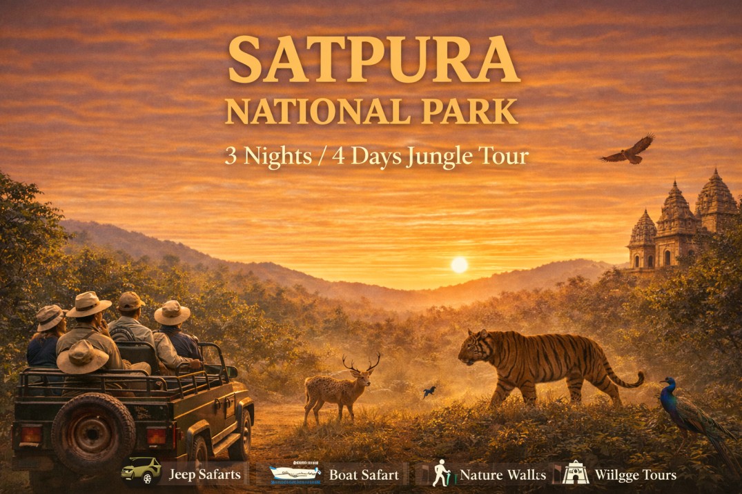  3 Nights and 4 Days Tour Package Of Satpura National Park  